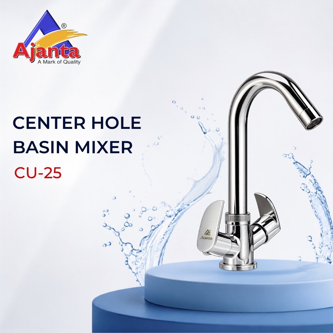 Centre Hole Basin Mixer CU-25